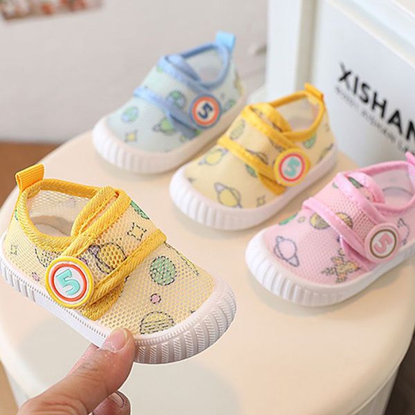 Sneakers Kids Baby Shoes Toddlers Mesh Walking Shoes Infant Casual Shoes Walkfashion Newborn First Walkers Shoes Size 16 - 27 W0558