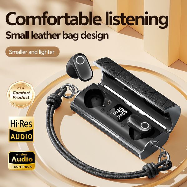 Bone Conduction In-Ear Ultra-Long Battery Life Noise Cancelling Wireless headphones Bluetooth Earphones