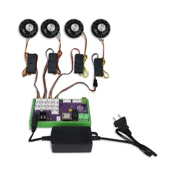 Mysterious studio Secret Room Escape Game Mechanism Props Electronic puzzle Rotary Knob with sound
