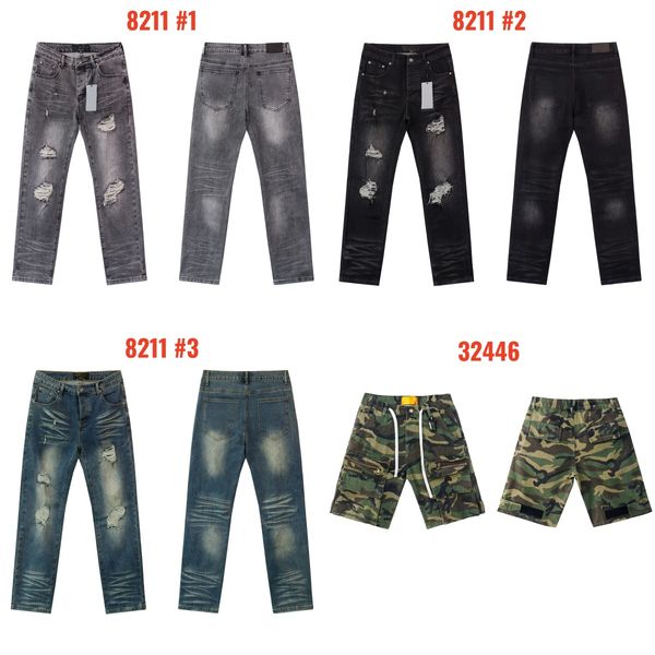 Fashion Men's Jean Fashion Men's Shorts Jeans Casual Wear Buttoms Jeans Fashion Denim Pants 32446 32448