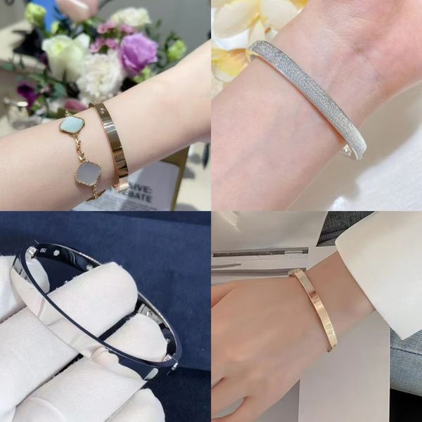 Luxurious High-version Non-fading Product Classic 4-millimeter Thin Bracelet Designer Style Universal Gold-plated Bracelet for Both Men and Women Jewelry Gift
Luxurious High-version Non-fading Product Classic 4-millimeter Thin Bracelet Designer Style Universal Gold-plated Bracelet for Both Men and Women Jewelry Gift