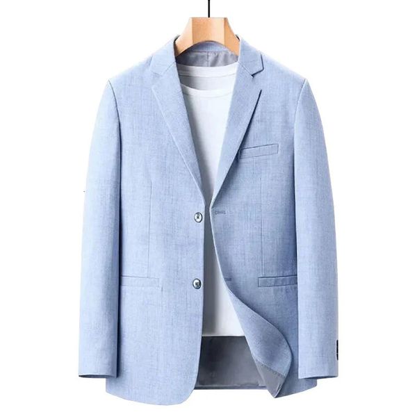 BROWON Spring Young Men Blazers Jacket Solid Colour Blazer for Male Casual Office Clothes Man's in Suits