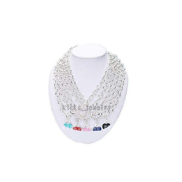 Classic designer necklace fashionable heart-shaped necklace enamel necklace heart pendant thick chain metallic clavicle chain come
Classic designer necklace fashionable heart-shaped necklace enamel necklace heart pendant thick chain metallic clavicle chain come