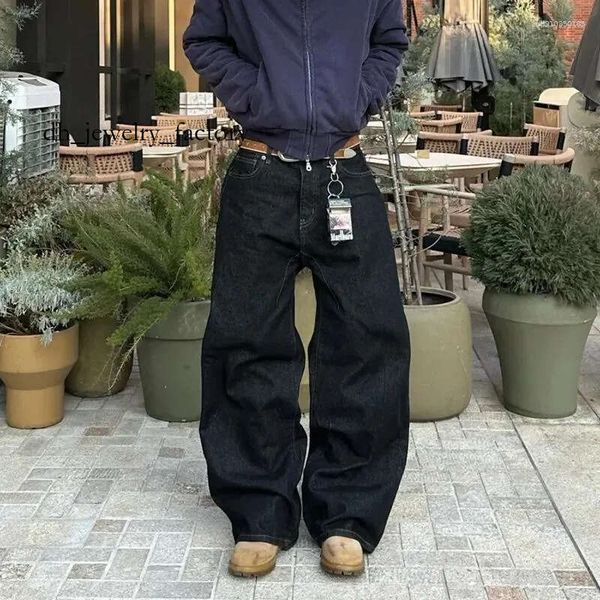 Men's Jeans Retro Black Premium Feel Washed Draped Knife Pants Loose All-Match Wide Leg Floor-Length Casual Straight 7ae
Men's Jeans Retro Black Premium Feel Washed Draped Knife Pants Loose All-Match Wide Leg Floor-Length Casual Straight 7ae