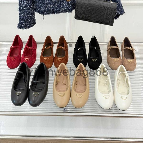Ballet Flats Metal Buckle