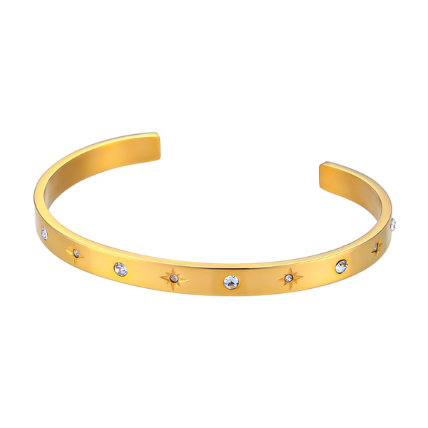 Bracelet Designer Bracelet Bangle Luxury Jewelry Hot Selling Open Cuff Stainless Steel Round Zirconia Octagram Star Pentagram Charm Bracelet for Women
Bracelet Designer Bracelet Bangle Luxury Jewelry Hot Selling Open Cuff Stainless Steel Round Zirconia Octagram Star Pentagram Charm Bracelet for Women