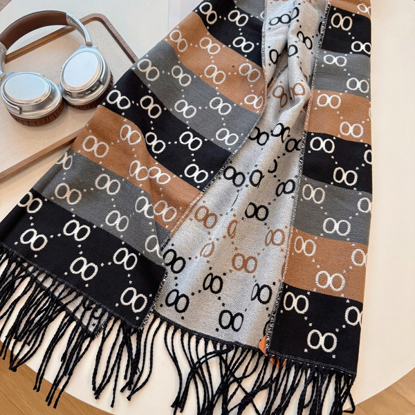 Contrast Scarf Wool… - image