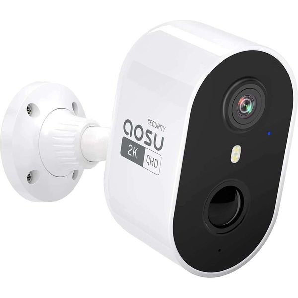 AOSU 2K Wireless Outdoor, Battery Powered for Home Security Cameras with PIR Human Motion Detection, Full-Color Night Vision, Spotlight & Siren, 2-Way Audio,
AOSU 2K Wireless Outdoor, Battery Powered for Home Security Cameras with PIR Human Motion Detection, Full-Color Night Vision, Spotlight & Siren, 2-Way Audio,