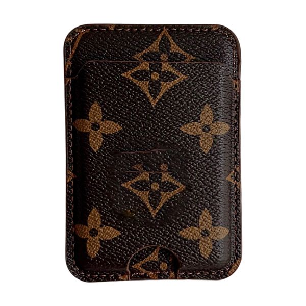 For Magsafe Magnetic Luxury Design Leather Card Holder Wallet Case For iPhone 14 Pro Max 13 12 Phone Bag Cover Cell Phone Accessories