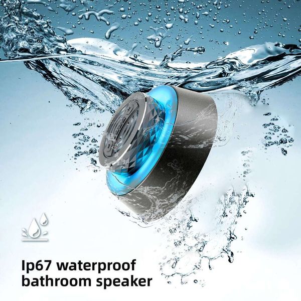 Bluetooth Smart Bathroom Waterproof Suction Cup Mini Wireless Home Outdoor Speaker