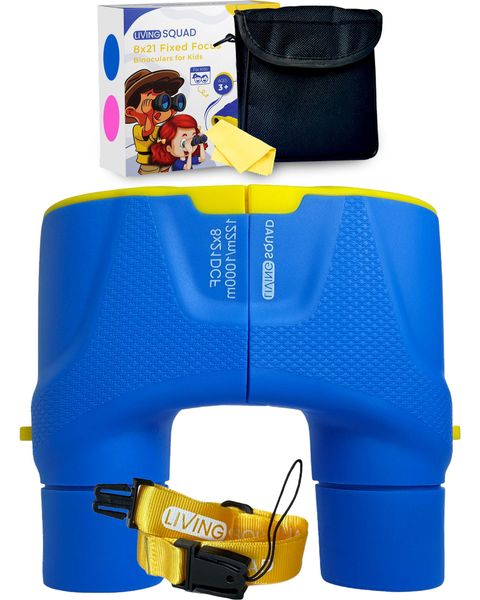Kid-Friendly Adventure Gear Lightweight & Robust Binoculares Designed Specifically for Young Scientists Aged 3 To 12 Years Old