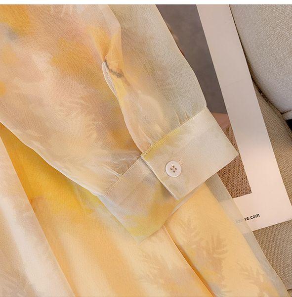 001 Plus Size Women's Chiffon Dress with V-Neck, Elegant Pocket Design, Floral Print, New Autumn Style, Color1
001 Plus Size Women's Chiffon Dress with V-Neck, Elegant Pocket Design, Floral Print, New Autumn Style, Color1