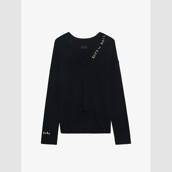 women sweaters 25ss luxury designer knit pullover sweatshirt voltaireses autumn winter new handmade yarn Embroidered 100% Wool Vneck Loose Knitted Sweater Tops, Sandybrown
women sweaters 25ss luxury designer knit pullover sweatshirt voltaireses autumn winter new handmade yarn Embroidered 100% Wool Vneck Loose Knitted Sweater Tops, Sandybrown