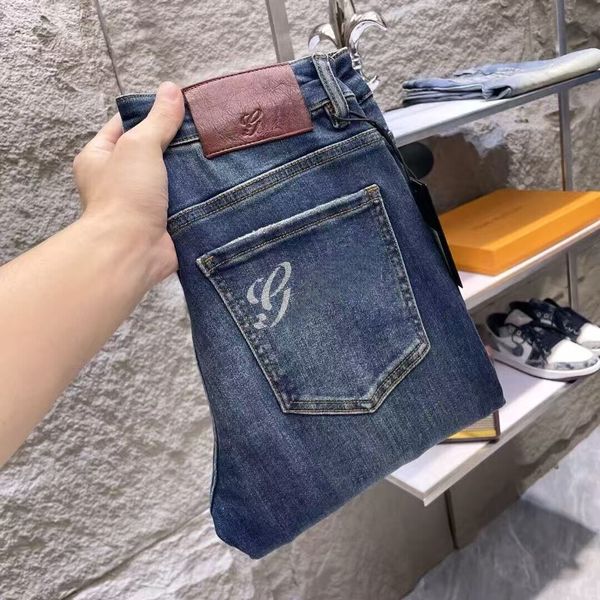 2025 New Designer No Logo Offical Mens Leisure Luxury Mans Jeans The Classic Do…