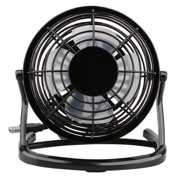 Silent Desk Cooler for Laptop Notebook Desktop PC Ofiice Summer Cooling Fan 4 Blades Rotatable USB Mini Fans Socket