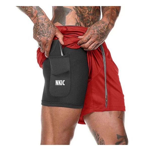 Men' Double Layer Fitness Brand Shorts Drawstring Mesh Lining Elastic Waist Breathable Quick Dry to Beach Pool Summer Male Plus Size -3XL, Gray 1
Men' Double Layer Fitness Brand Shorts Drawstring Mesh Lining Elastic Waist Breathable Quick Dry to Beach Pool Summer Male Plus Size -3XL, Gray 1