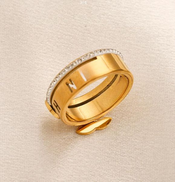 Luxurys Designers Ring Brand Letter Rings for Women Jewelry Gift Stainless Steel Ring Wedding Party
Luxurys Designers Ring Brand Letter Rings for Women Jewelry Gift Stainless Steel Ring Wedding Party