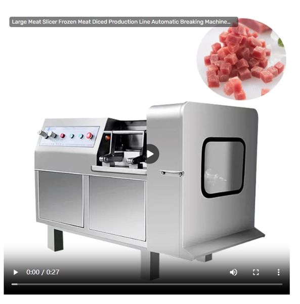 2025 Large Meat Slicer Frozen Meat Diced Production Line Automatic Breaking Machine Meat Diced Machine
2025 Large Meat Slicer Frozen Meat Diced Production Line Automatic Breaking Machine Meat Diced Machine