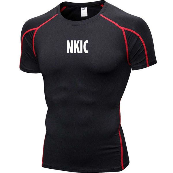 Men' Bodybuilding Sports Brand T-shirt Summer Compression O-Neck Black T Shirt Gym Fitness Quick Dry Running Tshirt Male Workout Tops, Red 1
Men' Bodybuilding Sports Brand T-shirt Summer Compression O-Neck Black T Shirt Gym Fitness Quick Dry Running Tshirt Male Workout Tops, Red 1