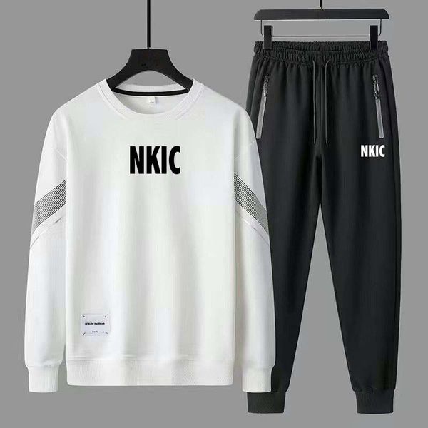 Fashion Men's Brand Tracksuit Sets Hoodie and Pants letter printed Hooded Pullover Pants Suit Casual Sportswear Sets Male, White 1
Fashion Men's Brand Tracksuit Sets Hoodie and Pants letter printed Hooded Pullover Pants Suit Casual Sportswear Sets Male, White 1