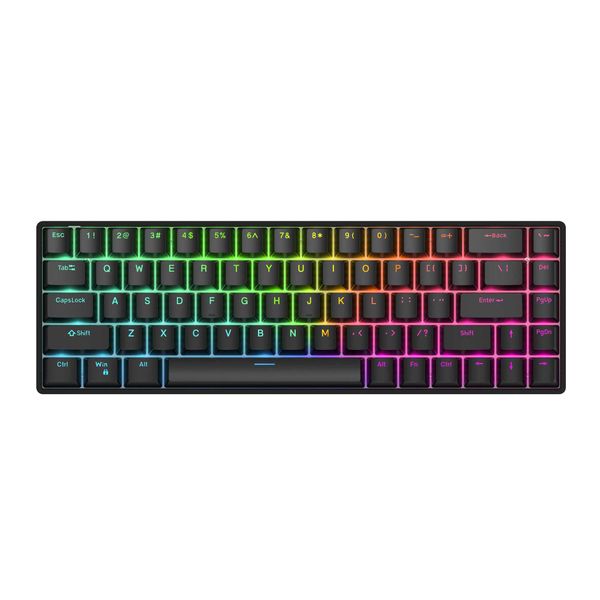 Raven68 Esports Magnetic Axis Keyboard Wired Single Mode PBT Transparent Keycap 8K Return Adjustable Key68 Key Game Mechanical Z250304
