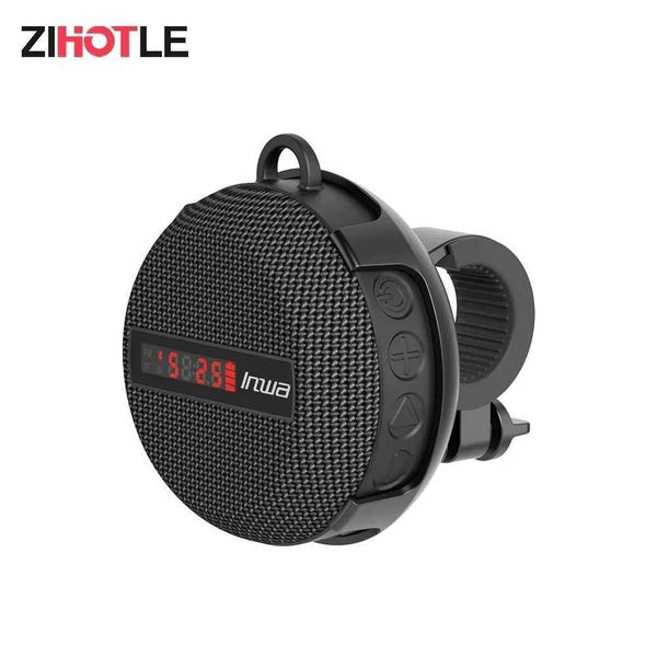 ZIHOTLE Speaker Digital Display Wireless Bicycle Outdoor Portable Waterproof Bass Speaker Z250304