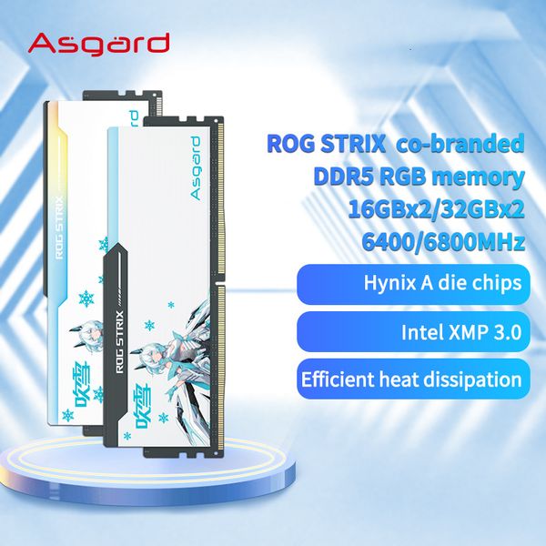 Asgard ddr5 ram 16GBx2 24GBx2 64GB 96GB 6400MHz 6800MHz Memoria Ram DDR4 Hynix chips for desktop