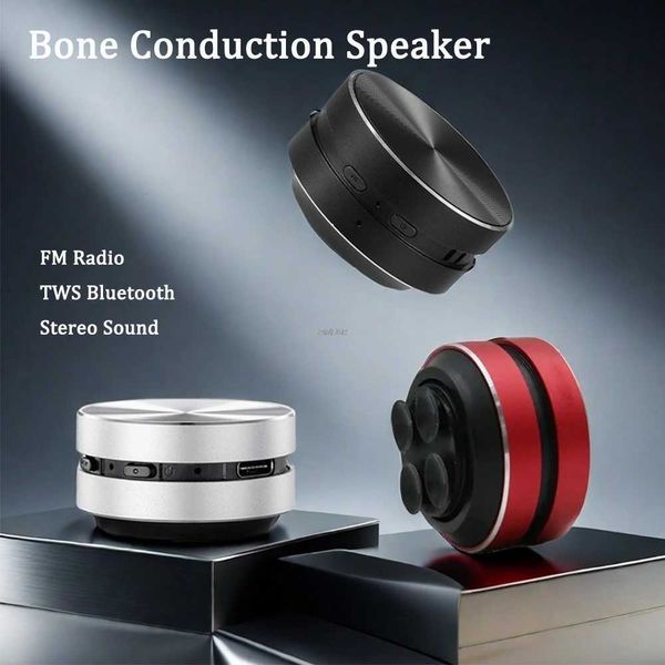 2025 Hot Bone Conduction Speaker -Compatible TWS Wireless Stereo Sound Speaker With FM Radio Dropshipping Wholesale Z250304