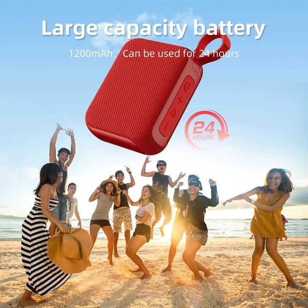 GO4 Loudspeaker Waterproof Speaker Soundbox Portable Audio Box Wireless Voice-controlled Outdoor Party High-fidelity Z250304