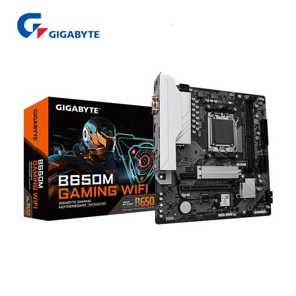 GIGABYTE B650M GAMING WIFI DDR5 PCIe 4.0 B650 M.2 2.5GbE LAN 5+2+2 Phases Digital VRM Solution AMD Ryzen 7000 Series s