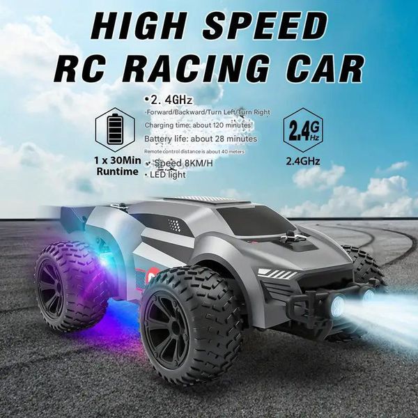 Electric/RC Car Remote Control Off Road Vehicle 1:22 Cool LED Light Color Box 500mA 2.4GHz Childrens Toy
Electric/RC Car Remote Control Off Road Vehicle 1:22 Cool LED Light Color Box 500mA 2.4GHz Childrens Toy