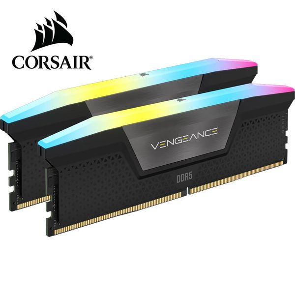 CORSAIR VENGEANCE RGB DDR5 RAM 32GB 16GB 6000MHz 6400MHz 7200MHz Intel XMP iCUE Compatible Computer Memory - Black