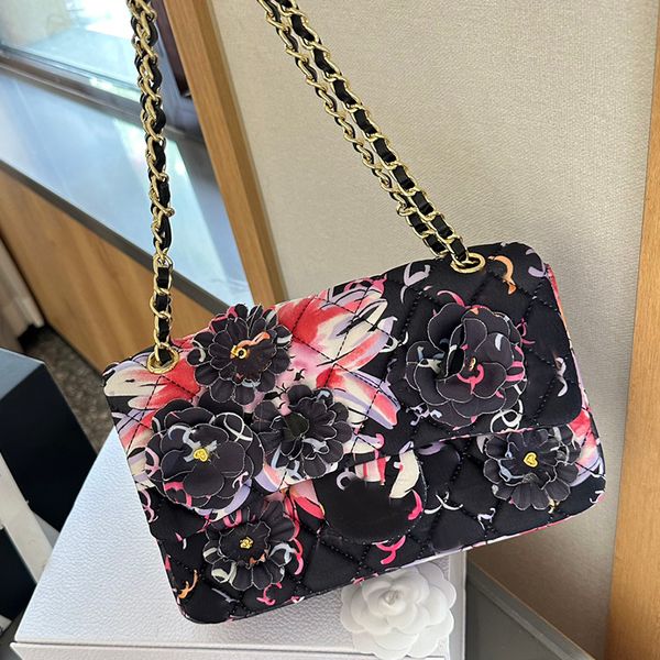 24S Colorful Letters Camellia Pattern Fashion Evening Bag Womens Shoulder Bags Cotton Gold Metal Hardware Matelasse Chain Crossbody Handbag Luxury Wallte 25cm, Multi-color
24S Colorful Letters Camellia Pattern Fashion Evening Bag Womens Shoulder Bags Cotton Gold Metal Hardware Matelasse Chain Crossbody Handbag Luxury Wallte 25cm, Multi-color
