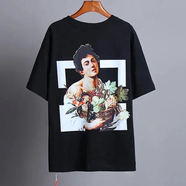 Off Whithe Shirt Men Designer Graphic Tshirt Letter Print Clothing White Shirts Loose Short Sleeve Round Neck Arrow off shirt