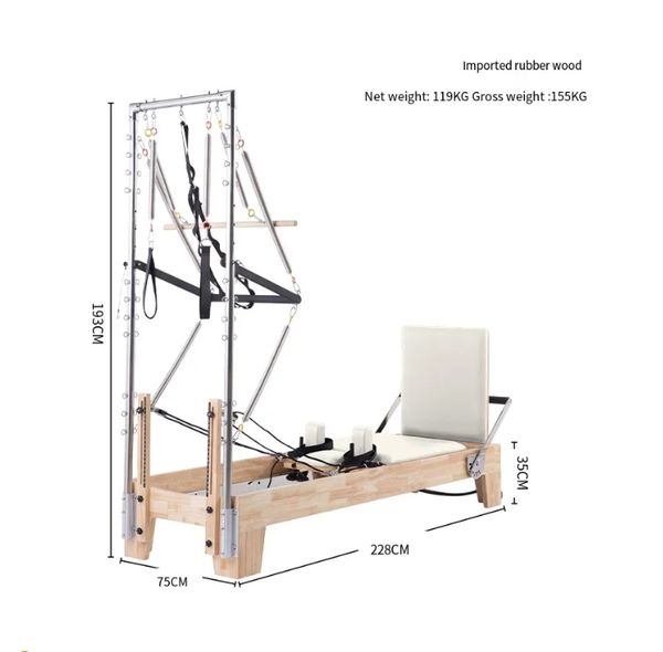 2025 Pilates Reformer Machine Five-piece Yoga body Sculpting Training Equipment Ladder Barrel Cadillac Reformers
2025 Pilates Reformer Machine Five-piece Yoga body Sculpting Training Equipment Ladder Barrel Cadillac Reformers