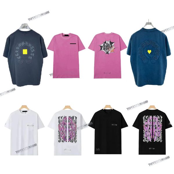 Designer Men Chrome T Shirts Chrome Shirt Mens T Shirts Cotton Shirts Short Sleeves Tops TShirts Casual Horseshoe Sanskrit Cross Fc2, No.19
Designer Men Chrome T Shirts Chrome Shirt Mens T Shirts Cotton Shirts Short Sleeves Tops TShirts Casual Horseshoe Sanskrit Cross Fc2, No.19
