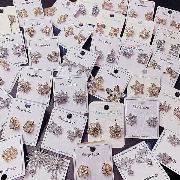Eluxury Earrings Silver Plated Bronze Diamond Earrings Jewelry Mixed 50 Style 10Pairs/lot Random Send
Eluxury Earrings Silver Plated Bronze Diamond Earrings Jewelry Mixed 50 Style 10Pairs/lot Random Send