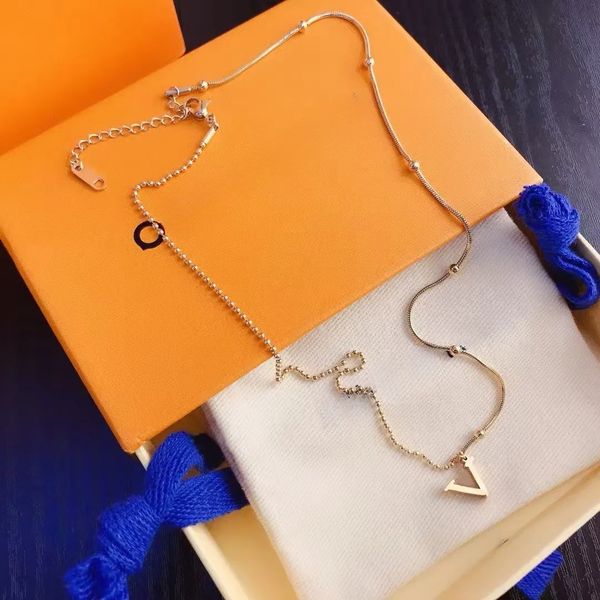 Pendant Necklaces designer necklace jewelry Fashion Classic necklace Gold Plated necklace Pendant for Women with box
Pendant Necklaces designer necklace jewelry Fashion Classic necklace Gold Plated necklace Pendant for Women with box
