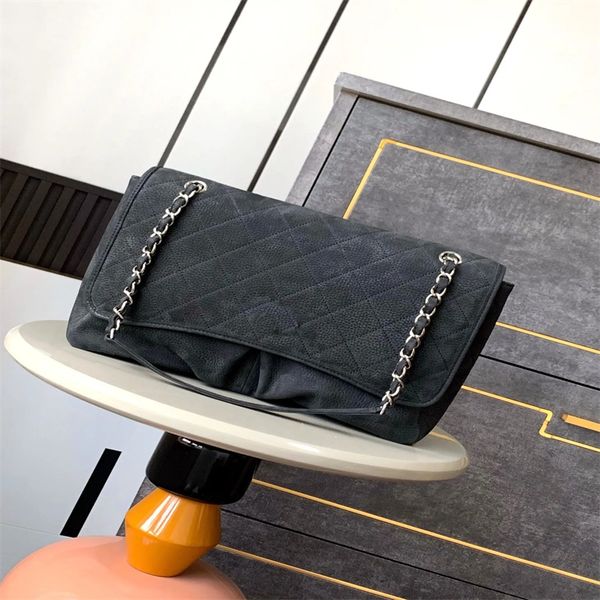 High quality shoulder bag, designer bag, all genuine leather mirror, large logo suede double pocket chain bag, double pocket airport.., A2
High quality shoulder bag, designer bag, all genuine leather mirror, large logo suede double pocket chain bag, double pocket airport.., A2