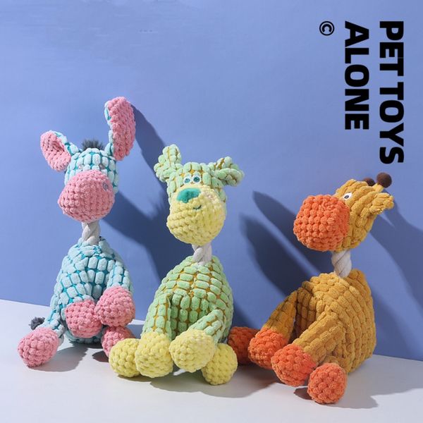 Fun Pet Toy Donkey Shape Corduroy Chew Toy For Dogs Puppy Squeaker Squeaky Plush Bone Molar Dog Toy Pet Training Dog Accessories, Multi
Fun Pet Toy Donkey Shape Corduroy Chew Toy For Dogs Puppy Squeaker Squeaky Plush Bone Molar Dog Toy Pet Training Dog Accessories, Multi