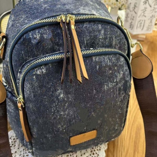 Designer Pack Letter printing Trendy Denim Daypack with Multiple Compartments Backpack Women And Men Bag, Blue
Designer Pack Letter printing Trendy Denim Daypack with Multiple Compartments Backpack Women And Men Bag, Blue