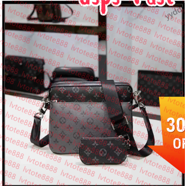 Handbags Men Leather TRIO Messenger Bags Luxury Shoulder Bag Make up Bag Designer Handbag Tote Man's bag backpack purse tote bag, 1@
Handbags Men Leather TRIO Messenger Bags Luxury Shoulder Bag Make up Bag Designer Handbag Tote Man's bag backpack purse tote bag, 1@