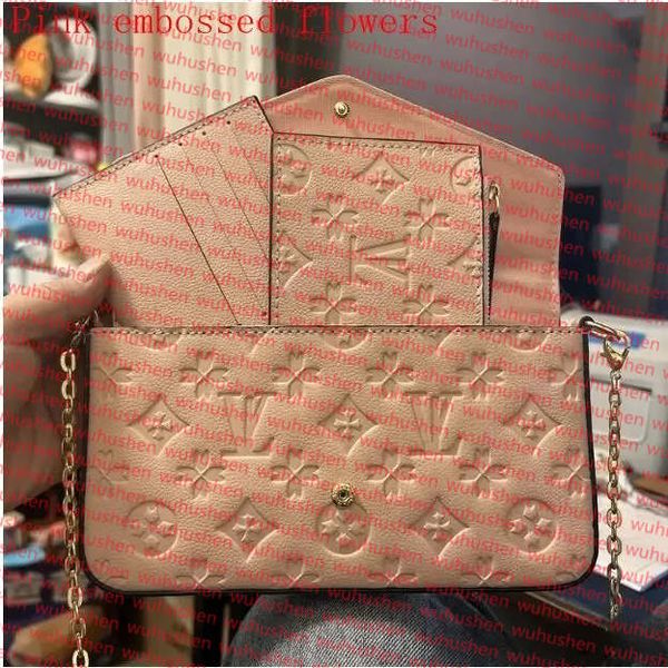 M61276 Genuine Leather Purses envelope Multi Felicie Pochette CrossBody hand bag luxury Designer Clutch satchel mens Vintage Wallets Women Evening Bags, 13#
M61276 Genuine Leather Purses envelope Multi Felicie Pochette CrossBody hand bag luxury Designer Clutch satchel mens Vintage Wallets Women Evening Bags, 13#