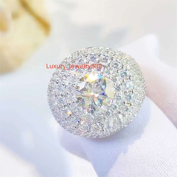 New Design Hip Hop Iced Out Sier Gold Plating Engagement Dia Moissanite Ring For Men
New Design Hip Hop Iced Out Sier Gold Plating Engagement Dia Moissanite Ring For Men