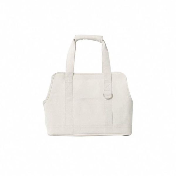 Polyester fiber cotton linen blend bag, pet supplies, portable outdoor new product, White
Polyester fiber cotton linen blend bag, pet supplies, portable outdoor new product, White