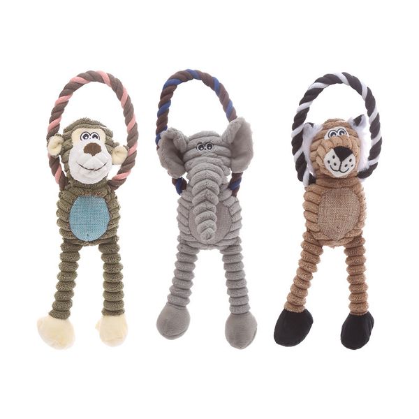 Pet toys with sound, plush toys, cute monkeys, elephants, bite resistant teeth, accompany pets to play, attract their attention, dog toys, pet supplies, Grey
Pet toys with sound, plush toys, cute monkeys, elephants, bite resistant teeth, accompany pets to play, attract their attention, dog toys, pet supplies, Grey