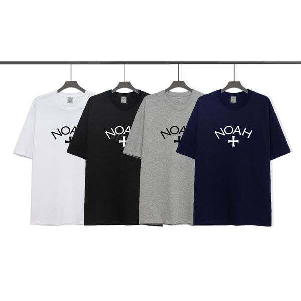 Designer T-shirts Men's 24ss Colored Sailboat Print noah T Shirt Long Sleeves Men Women EU Size 100 Cotton Tees Fashion Summer