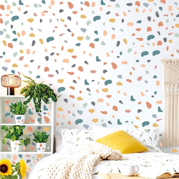Wall Stickers Colorful Irregular Stone Modern Living Room Bedroom Diy 30x22cm Decoration Background PVC Self-adhesive Wallpaper
Wall Stickers Colorful Irregular Stone Modern Living Room Bedroom Diy 30x22cm Decoration Background PVC Self-adhesive Wallpaper
