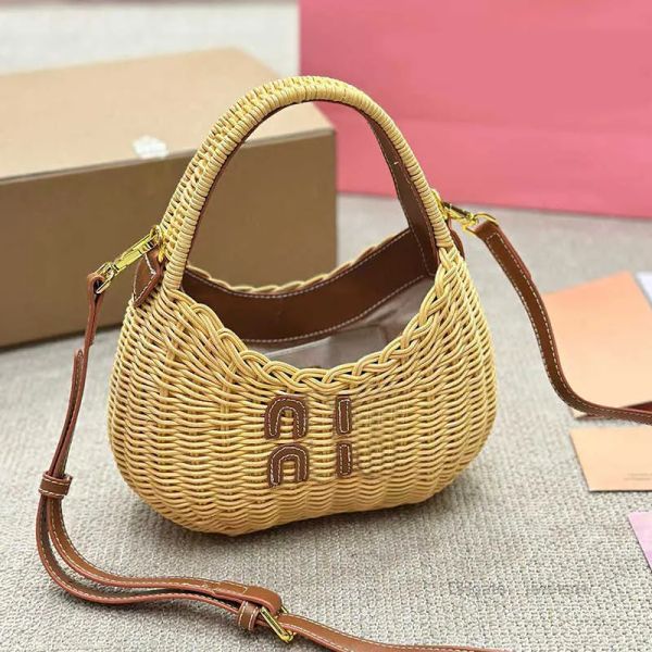 Designer Top Handlde Hobo Straw Bags Fashion Womens Crossbody Bags New Small Woven Beach Bag Handbags Totes BFD2503255, Pink
Designer Top Handlde Hobo Straw Bags Fashion Womens Crossbody Bags New Small Woven Beach Bag Handbags Totes BFD2503255, Pink