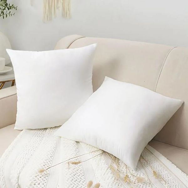 Multiple Size Simple Breathable Square Cushion Core High Resilience PP Cotton Pillow Core Sofa Backrest Cushion Core With Zip 250325